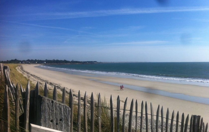 Location de vacances - Mas à Sainte-Marine - La plage: 3 kms de sable entre les petits ports de Ste Marine et Ile Tudy