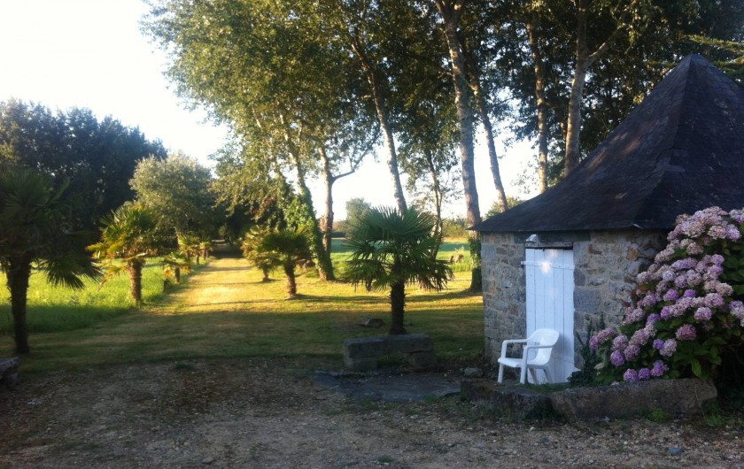 Location de vacances - Mas à Sainte-Marine - Chemin d'accès privé à la plage