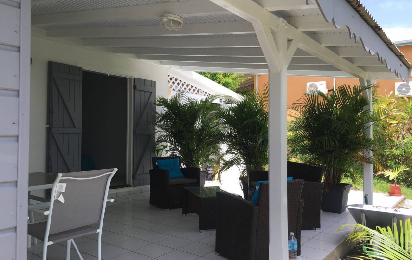 Location de vacances - Gîte à Sainte-Anne - terrasse deuxième gîte