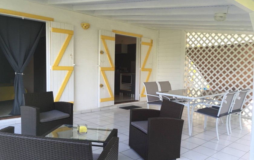 Location de vacances - Gîte à Sainte-Anne - terrasse