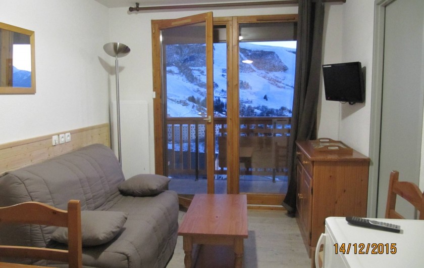 Location de vacances - Appartement à Saint-François-Longchamp - SALON AVEC TELEVISEUR,WIFI