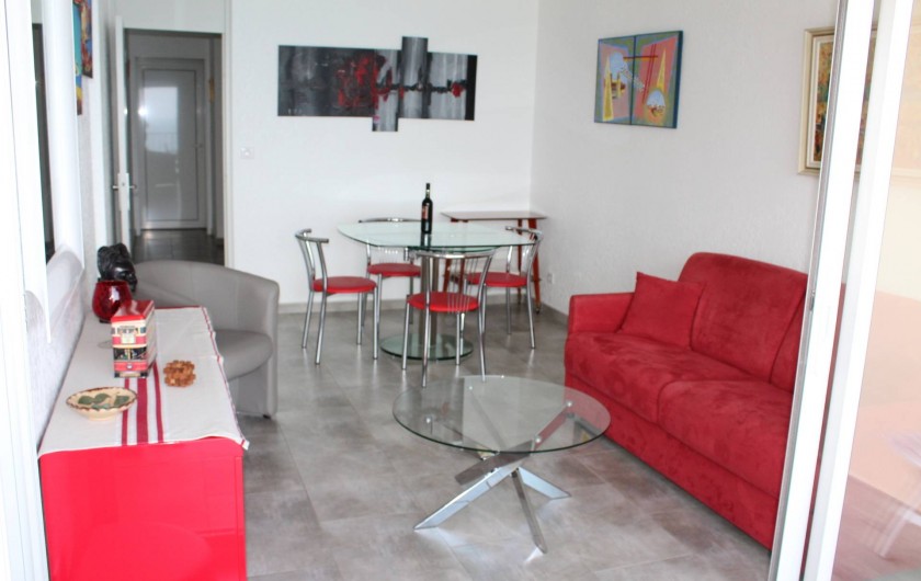 Location de vacances - Appartement à Banyuls-sur-Mer - Salle à manger  Table extensible 8 pers