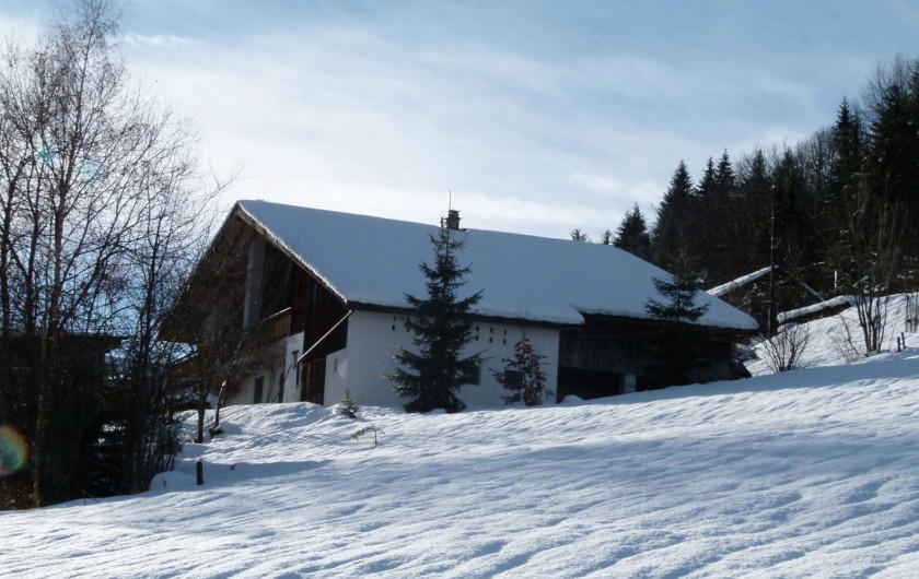 Location de vacances - Appartement à Saint-Nicolas de Véroce - Façade Nord
