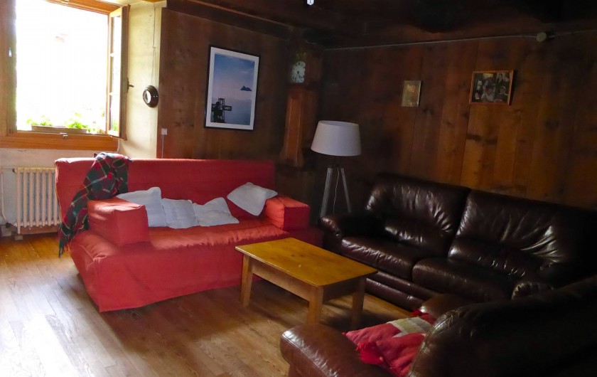 Location de vacances - Appartement à Saint-Nicolas de Véroce - Salon