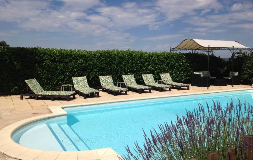 Location de vacances - Maison - Villa à Saint-Étienne-des-Oullières - Exclusive use of heated pool
