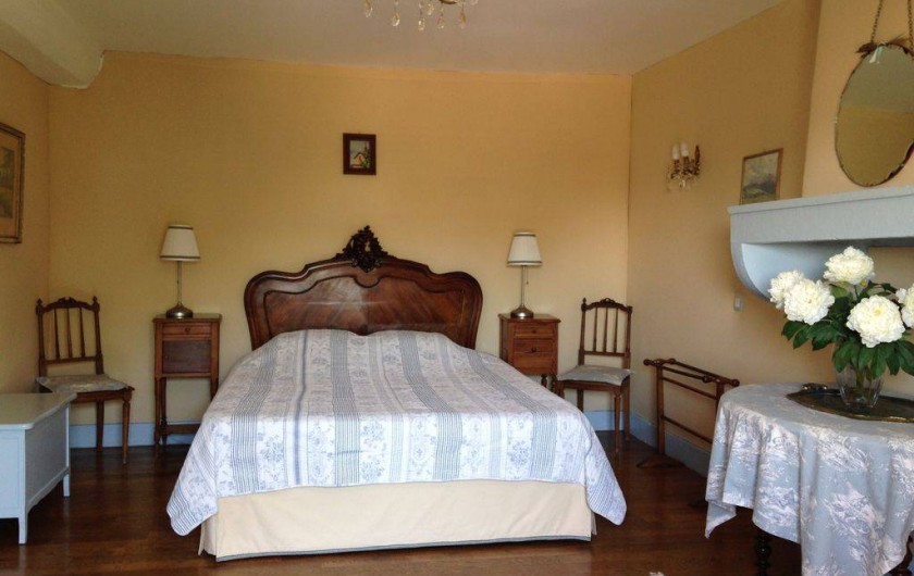 Location de vacances - Maison - Villa à Saint-Étienne-des-Oullières - Chambre bleu - air-conditionné reversible