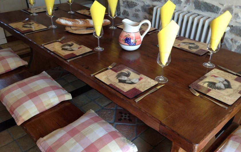 Location de vacances - Maison - Villa à Saint-Étienne-des-Oullières - Grande table