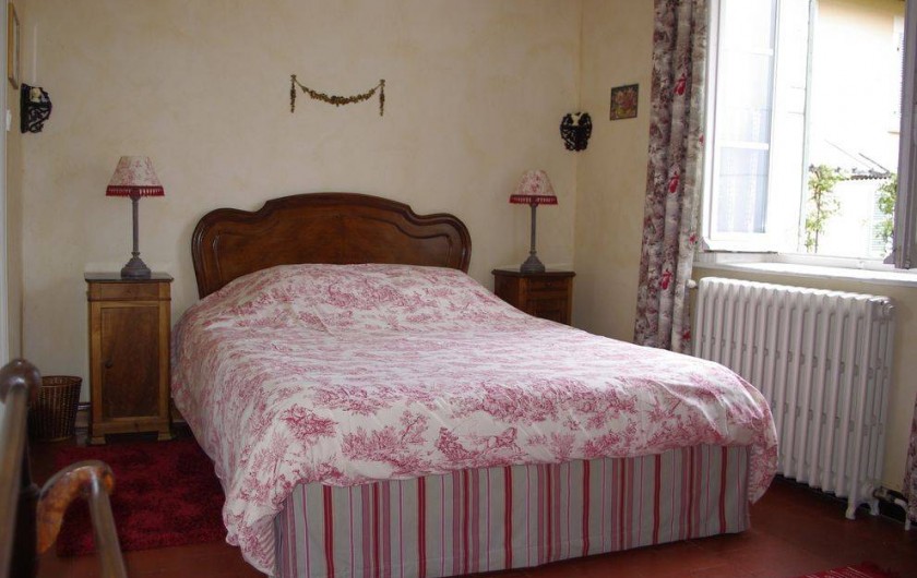 Location de vacances - Maison - Villa à Saint-Étienne-des-Oullières - Chambre rouge - air-conditionné reversible