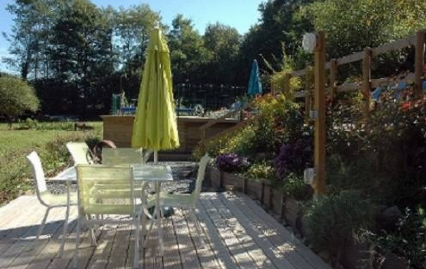 Location de vacances - Gîte à Saint-Perdoux - Terrasse Petit Gîte