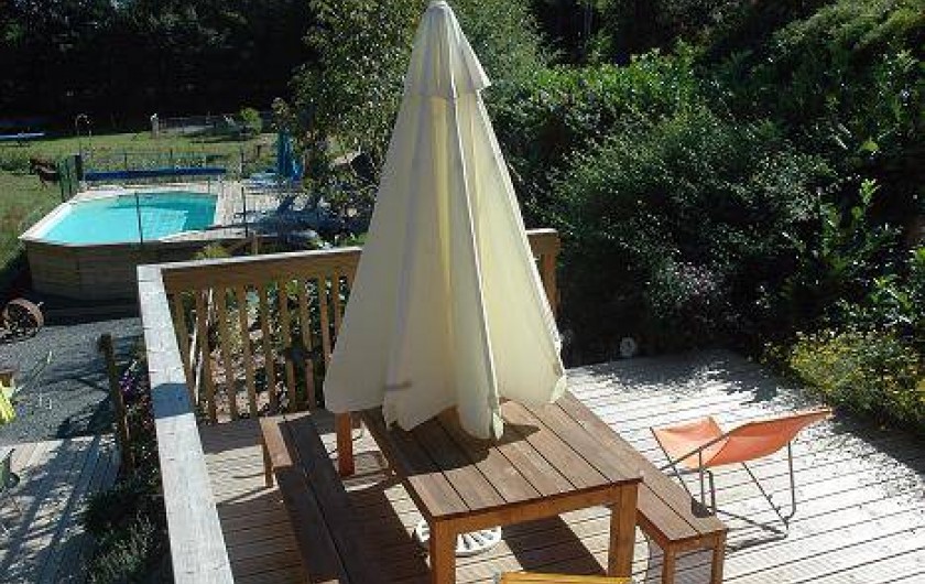 Location de vacances - Gîte à Saint-Perdoux - Terrasse Grand Gîte