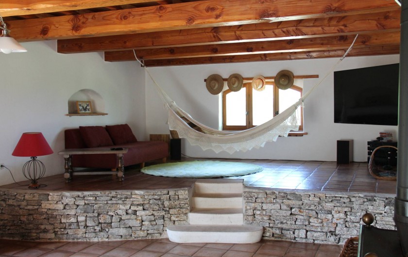 Location de vacances - Maison - Villa à Saint-André-d'Olérargues - Salon haut