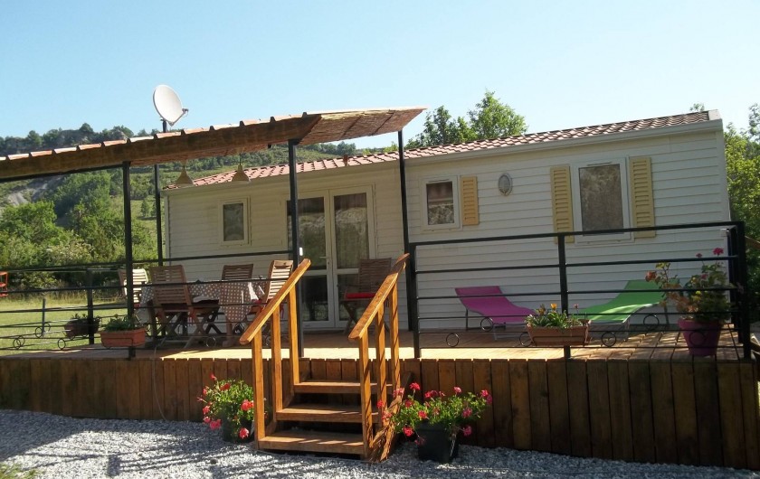 Location de vacances - Bungalow - Mobilhome à Blieux - bungalow plein soleil