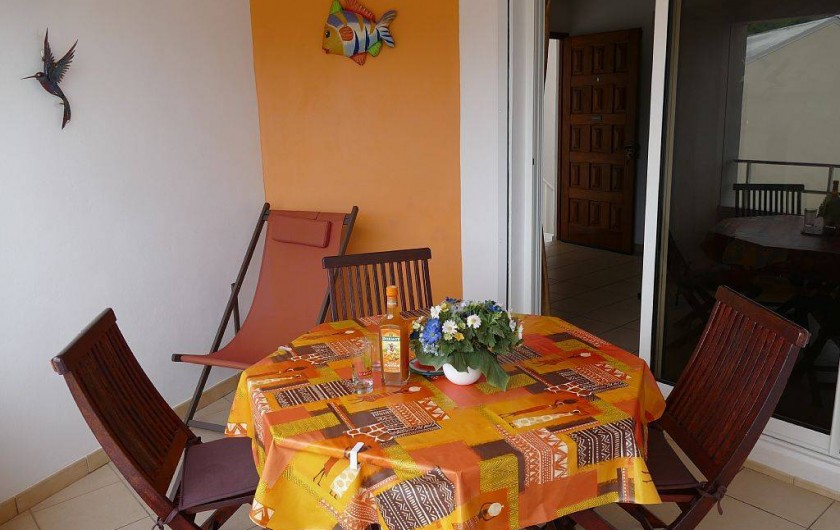 Location de vacances - Appartement à Pointe du Bout - terrasse vers l'intérieur