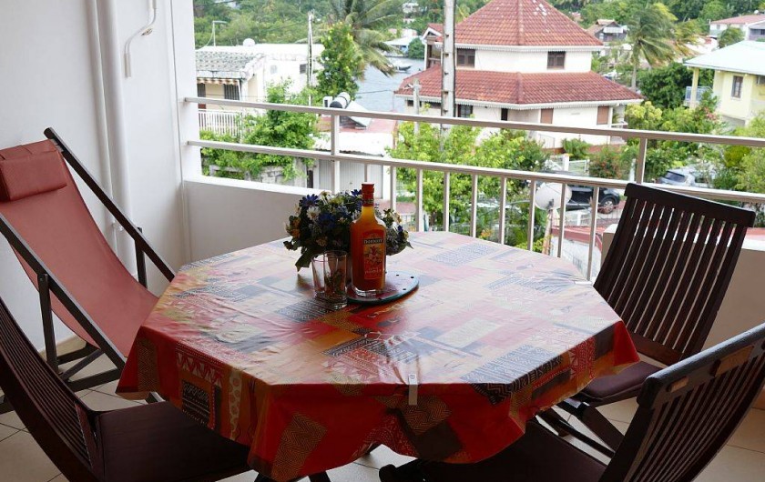 Location de vacances - Appartement à Pointe du Bout - terrasse vers l'extérieur