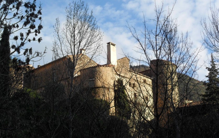 Location de vacances - Château - Manoir à Pégairolles-de-l'Escalette - Façade Ouest