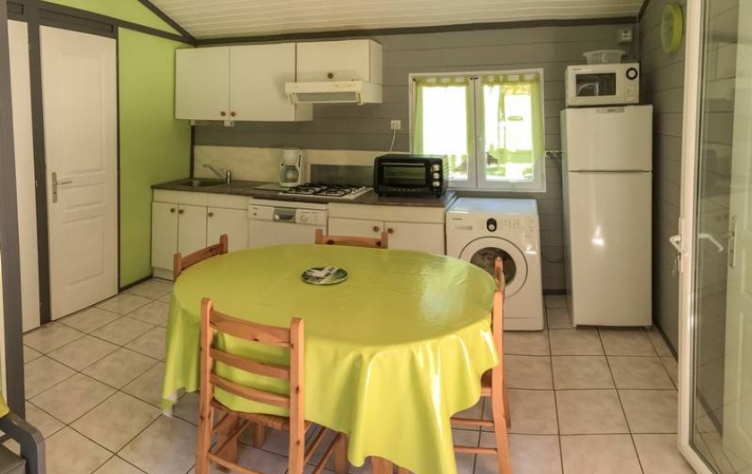 Location de vacances - Camping à Grandrieu - Chalet Érable