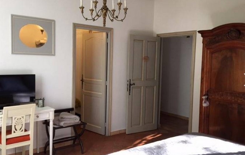 Location de vacances - Chambre d'hôtes à Saint-Félix-de-Pallières - Chambre Châtaignier