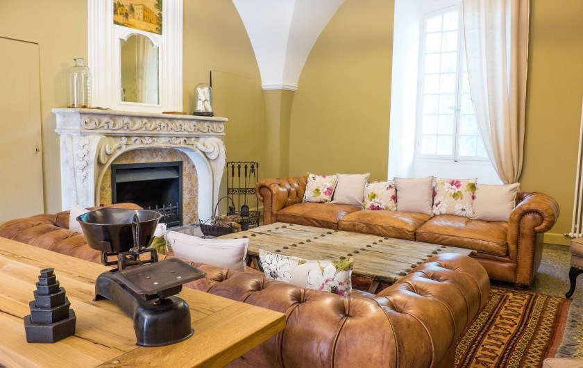 Location de vacances - Chambre d'hôtes à Saint-Félix-de-Pallières - Salon