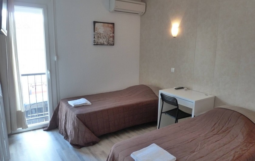 Location de vacances - Hôtel - Auberge à Frontignan - Chambre Double en rez-de-chaussée avec terrasse.