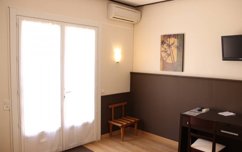 Location de vacances - Hôtel - Auberge à Frontignan - Chambre Double en rez-de-chaussée avec terrasse.