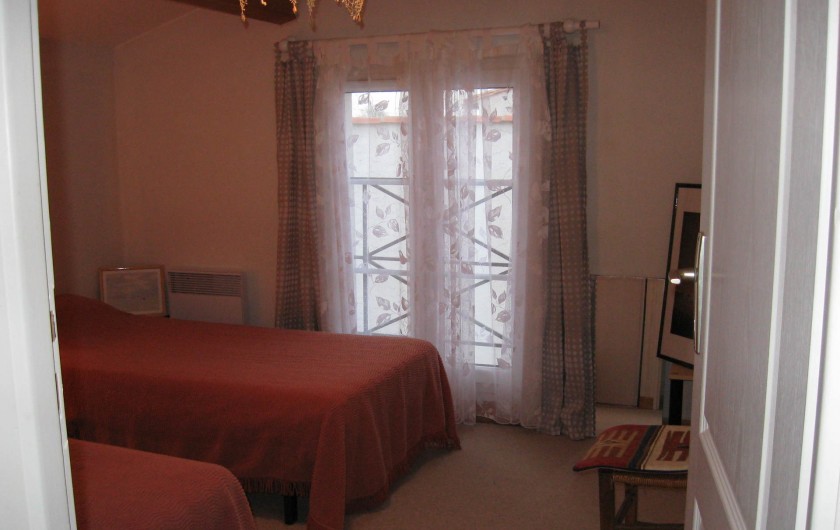 Location de vacances - Villa à La Couarde-sur-Mer - Chambre 3: 2 lits de 90 x 200