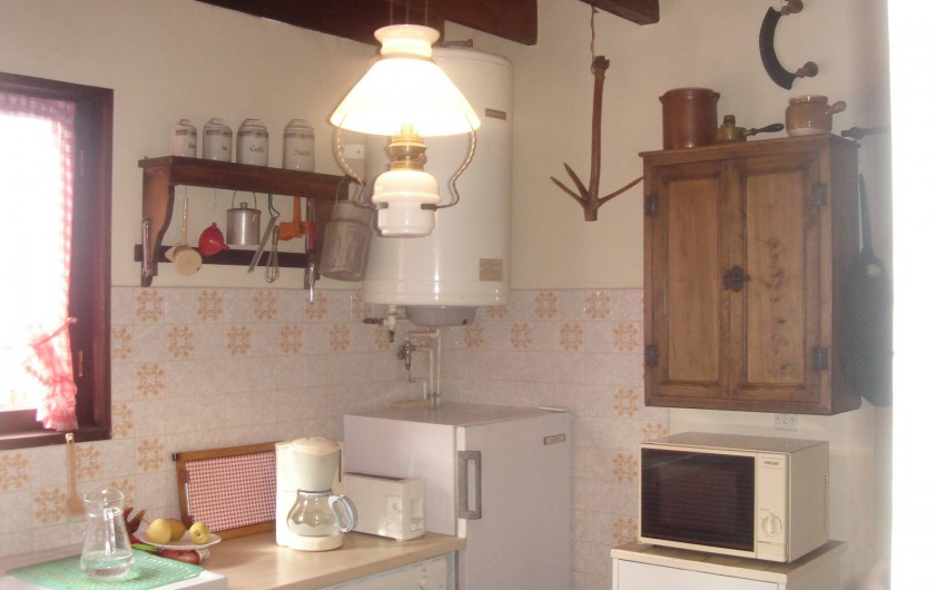 Location de vacances - Chalet à Corrençon-en-Vercors - Vue cuisine