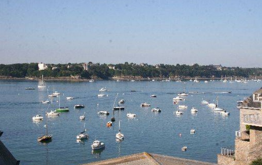 Location de vacances - Appartement à Saint-Malo - Vue mer du salon