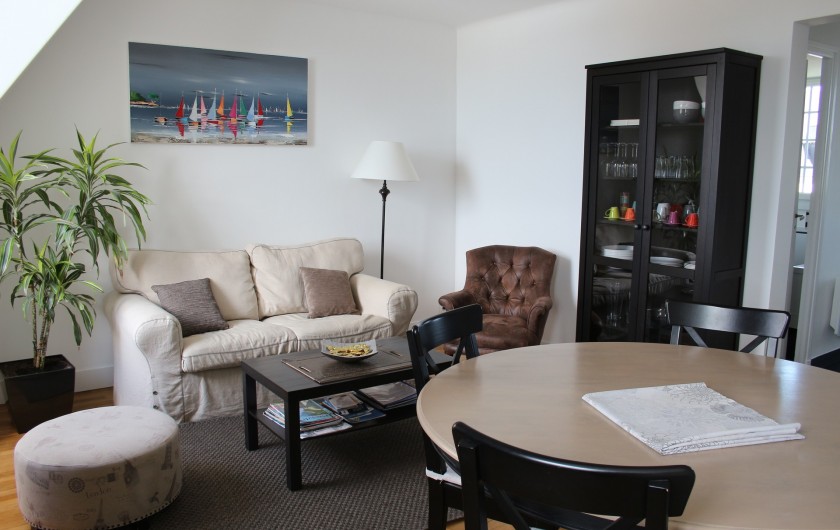 Location de vacances - Appartement à Saint-Malo - Le salon