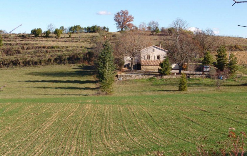 Location de vacances - Appartement à Mirabel - Vue depuis la route d'acces