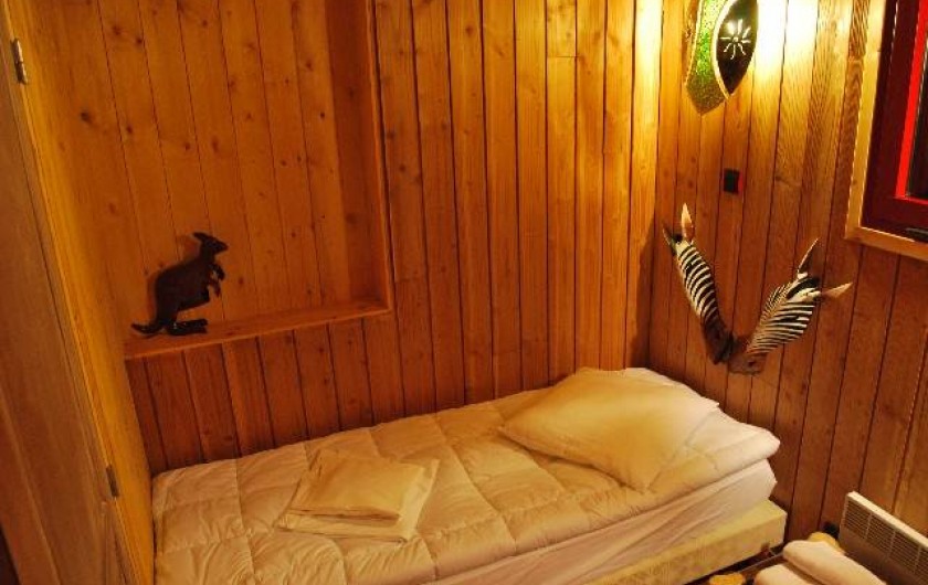 Chambre avec lits twins Lodges Premium