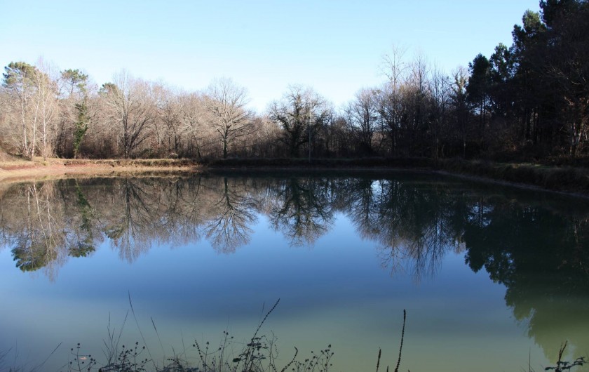 Location de vacances - Chalet à Pompiey - Lac pêche