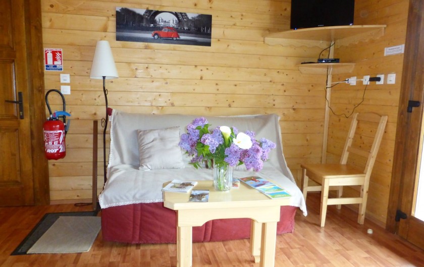 Location de vacances - Chalet à Pompiey - coin repos 2