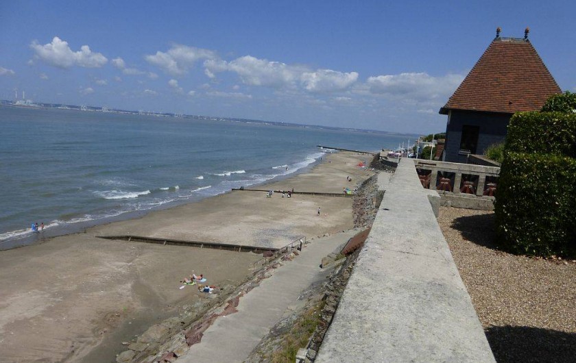 Location de vacances - Appartement à Villerville - vue de la terrasse