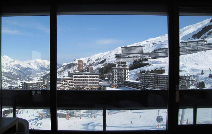 Location de vacances - Appartement à Les Menuires - baie de la chambre 4 couchages