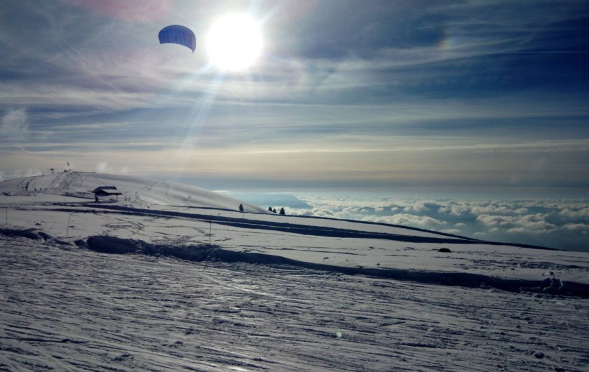 Location de vacances - Maison - Villa à Annecy - Snowkite au  Semnoz  station de ski familiale à 15 minutes des gîtes