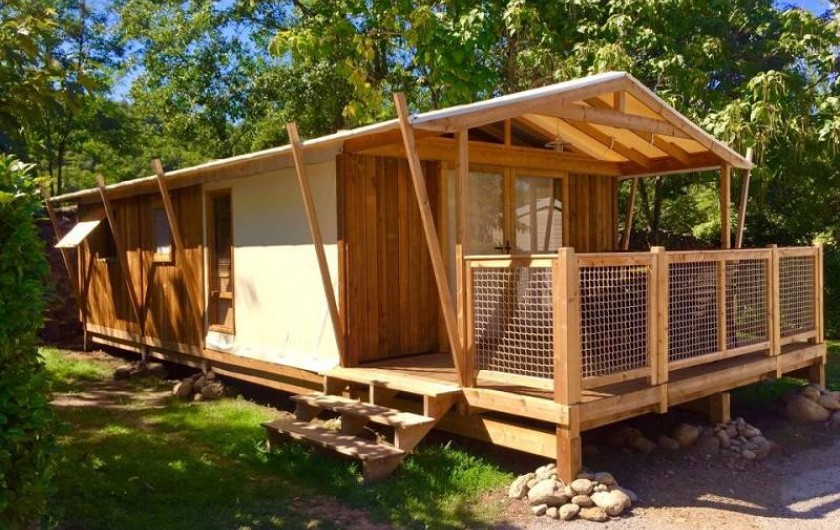 Location de vacances - Camping à Vernet-les-Bains - Lodge avec Sanitaires