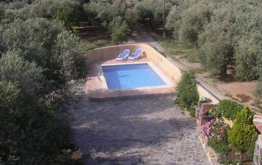Location de vacances - Maison - Villa à Órgiva - piscina desde la terraza