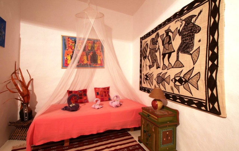 Location de vacances - Maison - Villa à Djerba - lit double coin salon
