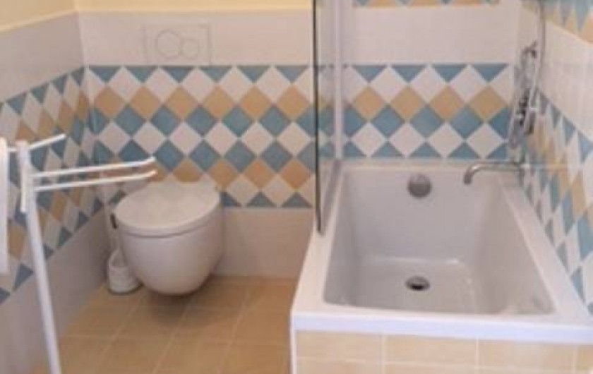 Location de vacances - Appartement à Lu Bagnu - Une salle de bains (baignoire)