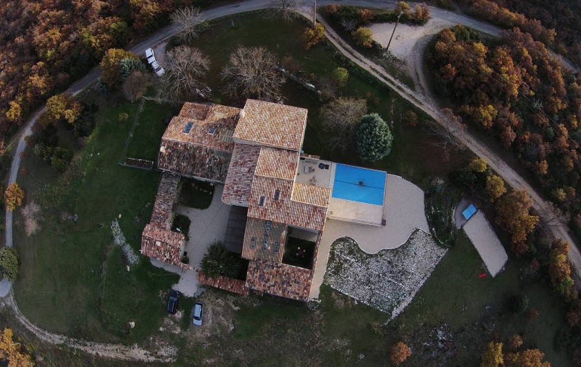 Location de vacances - Gîte à Oppedette - Vue d'un drone