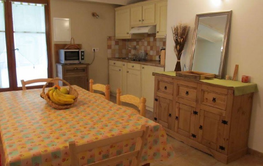 Location de vacances - Studio à Ansouis - -  Salle à manger.