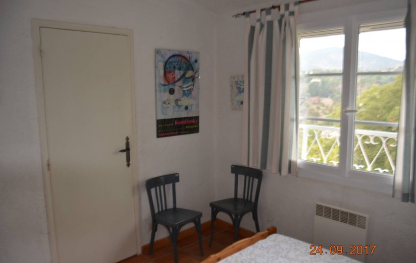 Location de vacances - Villa à Les Issambres - chambre bleue