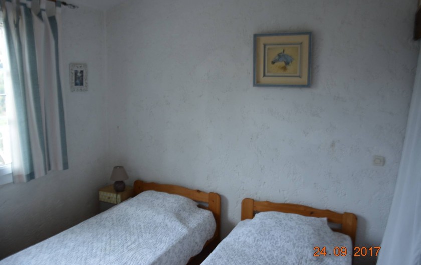 Location de vacances - Villa à Les Issambres - chambre bleue