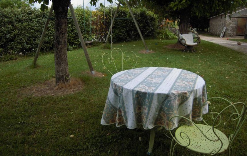 Location de vacances - Gîte à Pailloles - JARDIN JEUX