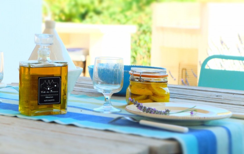 Location de vacances - Villa à San Vito dei Normanni - Salle à manger extérieure