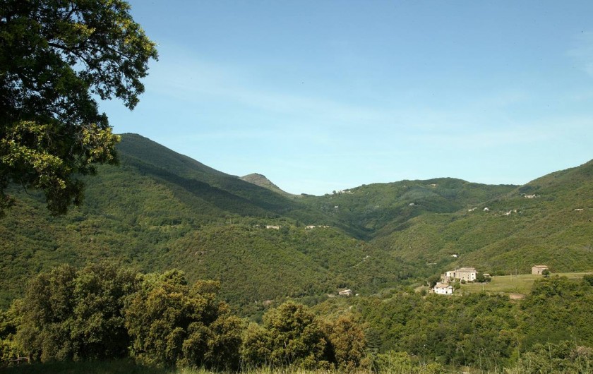 Location de vacances - Gîte à Cros - Vue depuis la terrasse