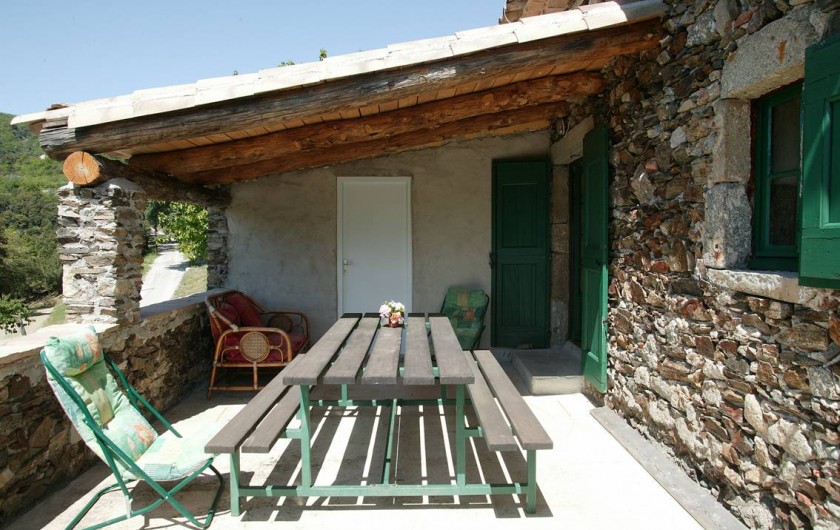 Location de vacances - Gîte à Cros - Terrasse