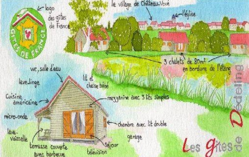 Location de vacances - Gîte à Château-Voué