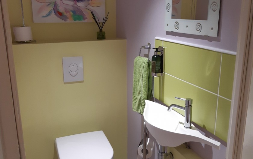 Location de vacances - Appartement à Beaune - WC au RDC