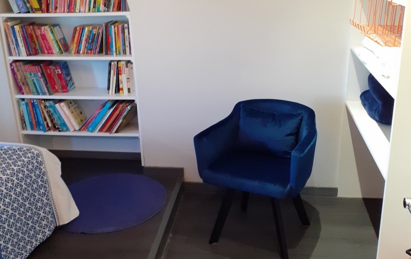 Location de vacances - Appartement à Beaune - Coin lecture !